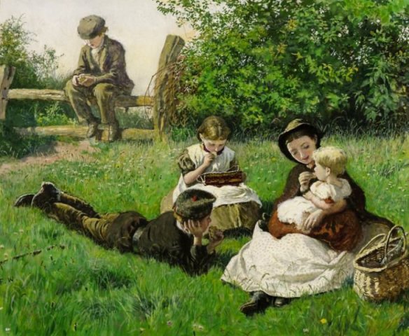 Refreshment (1864), Frederick Walker (British, 1840–1875)