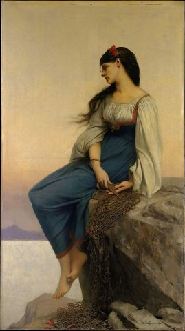 Graziella (1878). Jules-Joseph Lefebvre (French, 1834-1912).