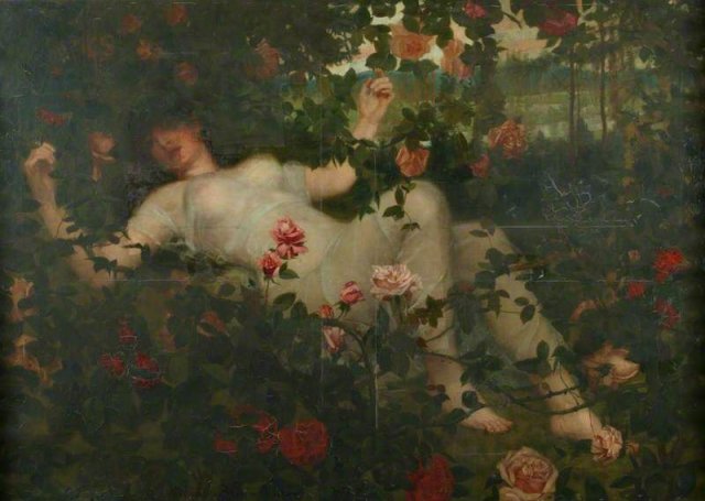 Awakening of the Spirit of the Rose (c. 1880). William Stott (British, 1857-1900).