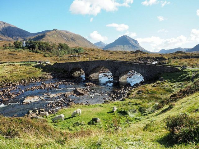 Sligachan Bridge, Scotland.