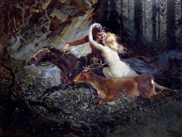 Elegy of Bohemia (1917). Adolf Liebscher (Czech, 1857-1919).