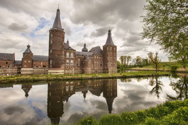 Hoensbroek Castle (Medieval period), The Netherlands.