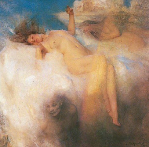 The Cloud (1901). Arthur Hacker (British, 1858-1919).