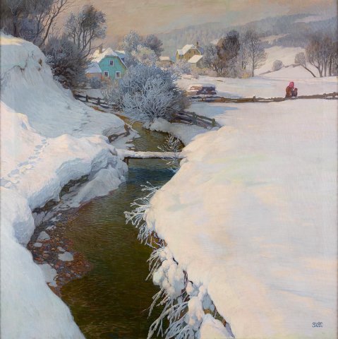Winter (c. 1905). Gustav Jahn (Austrian, 1879-1919).