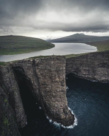 Sørvágsvatn, Faroe Islands.