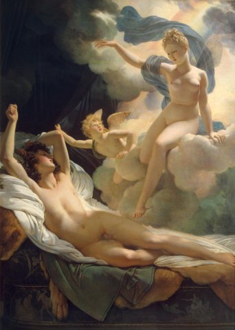 Morpheus and Iris (1811). Pierre-Narcisse Guérin (French, 1774-1833).