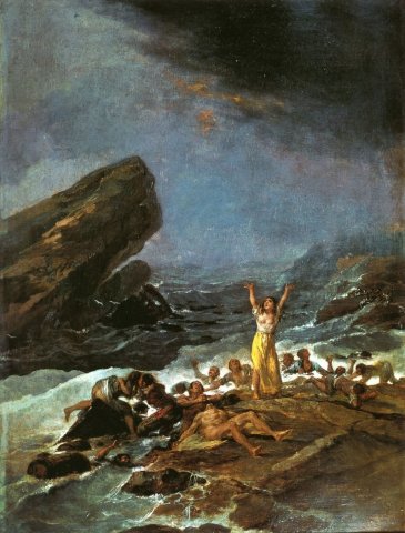 The Shipwreck, 1794. Francisco Goya (Spanish,1746-1828).