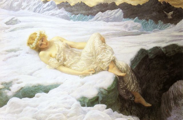 Heart of Snow. Edward Robert Hughes (English, 1851-1914).