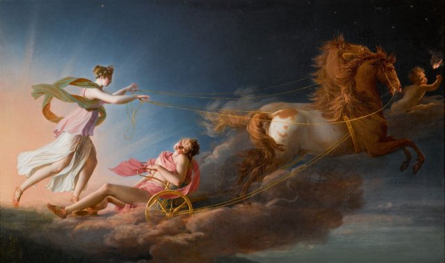Aurora and Cephalus (c. 1810). French Neoclassical School, 19th Century.