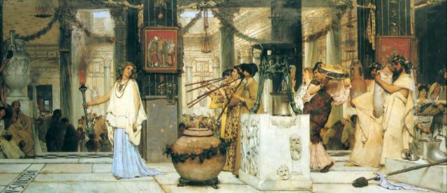 The Vintage Festival, 1870. Lawrence Alma-Tadema (Dutch, 1836-1912).