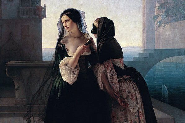 Vengeance is Sworn, 1851. Francesco Hayez (Italian, 1791-1882).