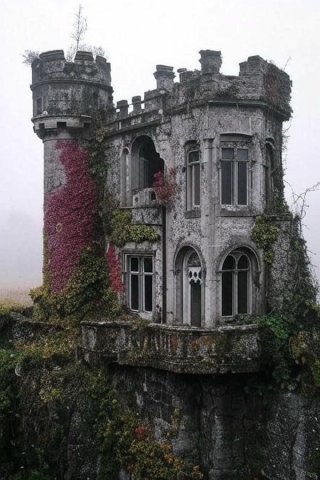 Abandoned castle in Ireland.