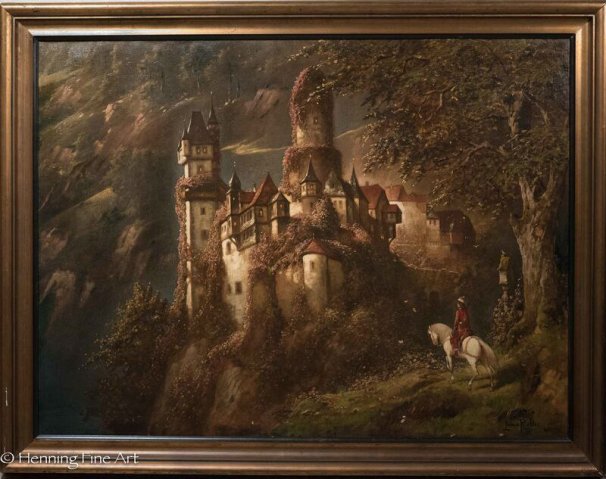 Dornröschenschloss (Sleeping Beauty Castle) (1906). Ludwig Von Roekler (German, 1842-1910).