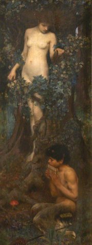 The Hamadryad. John William Waterhouse (English, 1849-1917).