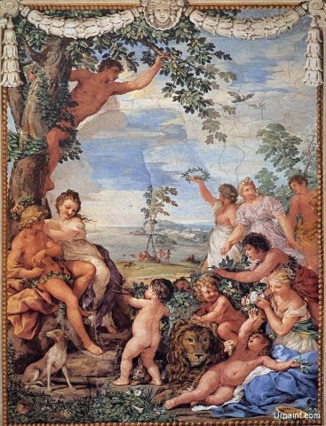 The Golden Age by Pietro da Cortona (Palazzo Pitti, Florence, Italy).