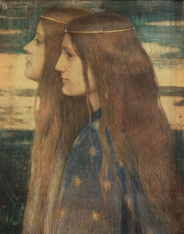 Les Princesses de Légende (1899). Antoon van Welie (Dutch, 1866-1956).