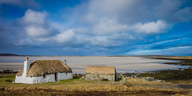 The Outer Hebrides of Scotland.