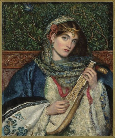 The Mandolin(1866). James Smetham (English, 1821-1889).