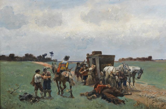 Overwhelmed (1927). Alfred Friedländer (Austrian, 1860-1933).