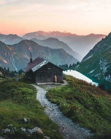 The Allgäu Alps, Germany.