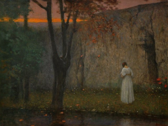 Autumn Red, 1910. Jacub Schikandeder (Czech, 1855-1924).