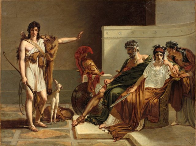 Phaedra and Hippolytus (c. 1802). Pierre-Narcisse Guérin (French, 1774-1833).